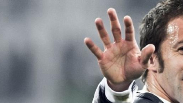 Del Piero con la maglia della Juve