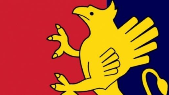 Il Grifone rampante, simbolo del Genoa