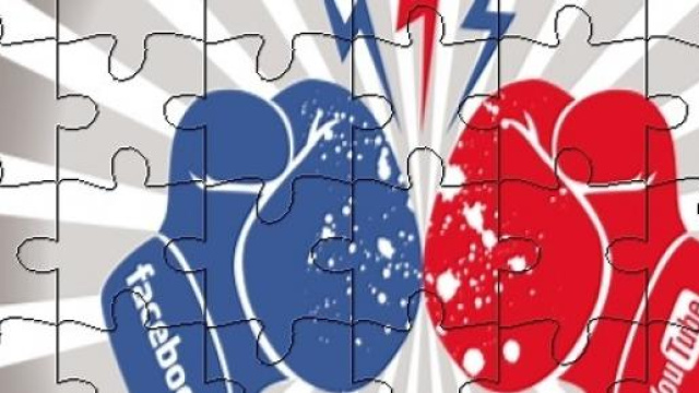 Facebook deruba you tube.