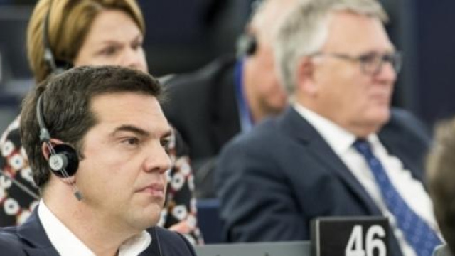 Tsipras al Parlamento europea