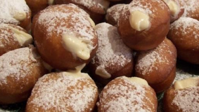 I bomboloni con cioccolato bianco
