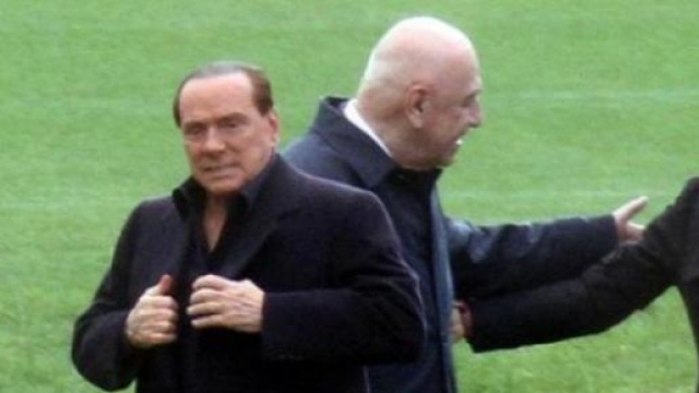 Silvio Berlusconi, presidente del Milan