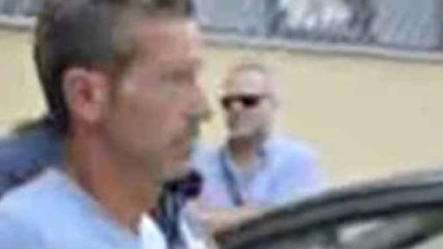 Una foto dell'arresto di Bossetti