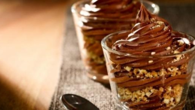 La mousse di cioccolato al latte