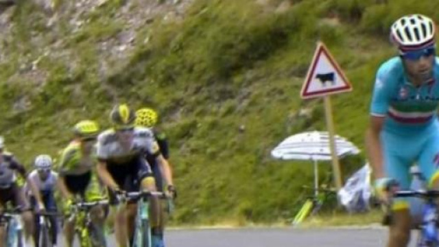 Vincenzo Nibali sulla Croix de Fer