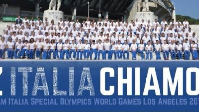 La squadra italiana ai giochi olimpici speciali 