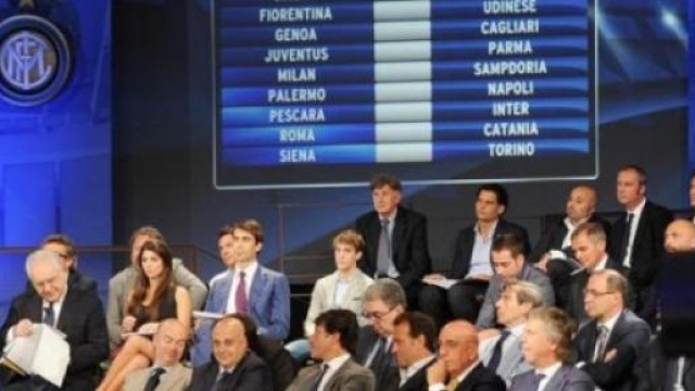 Sorteggio Calendario Serie A 2015/16, diretta tv