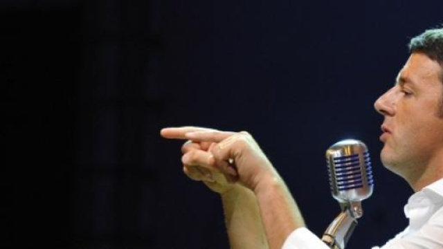 Il presidente del consiglio Matteo Renzi