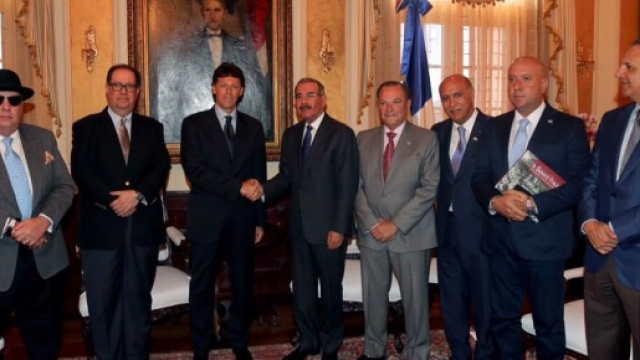 Sen. Enzo Cuomo e presidente della Rep. dominicana