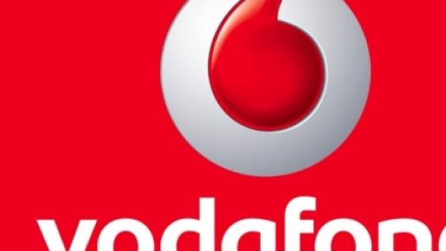 Il logo ufficiale della compagnia Vodafone