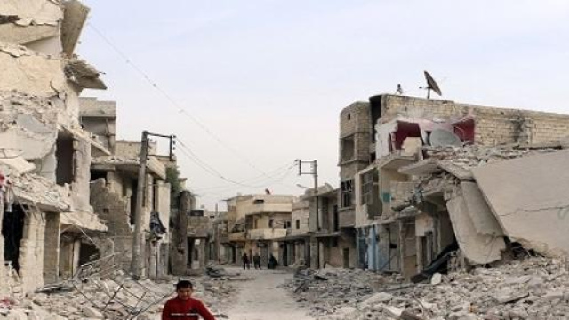 La citt&agrave; di Aleppo in Siria 