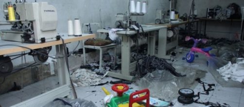 La imagen de la desidia. Taller clandestino. 