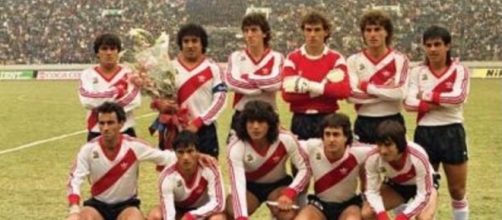 Plantel campe&oacute;n de River, en 1986