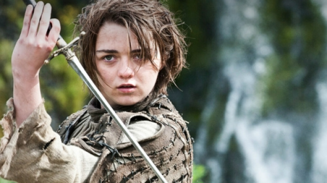 L'attrice Maisie Williams interpreta Arya Stark