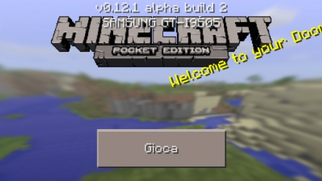 Minecraft PE Schermata Principale