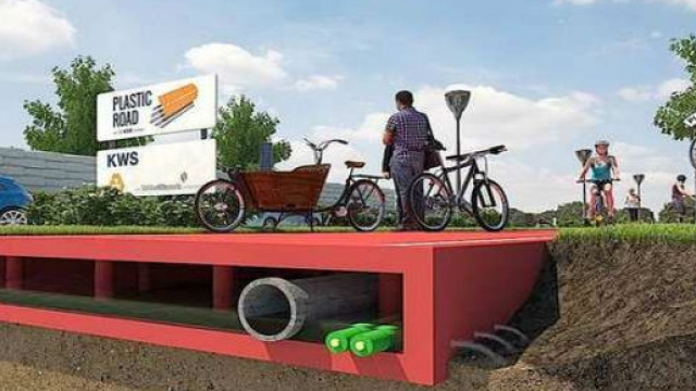 Progetto "Plastic Road", Rotterdam