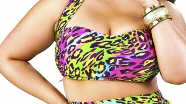 Bikini leopardato e colorato per dnne curvy