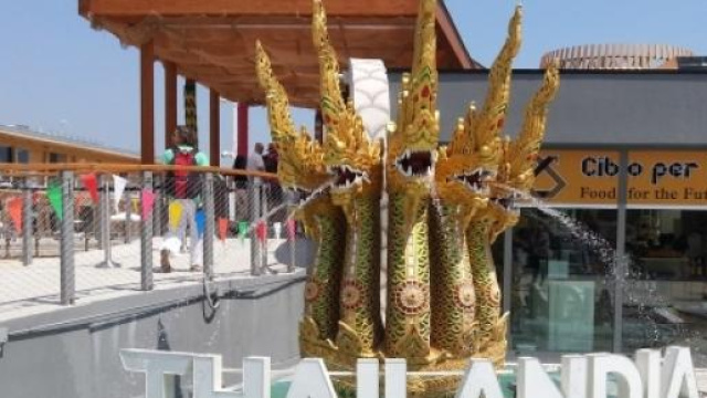 L'ingresso del Padiglione della Thailandia 