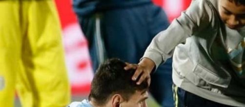 Messi derrotado en la final vs. Chile 