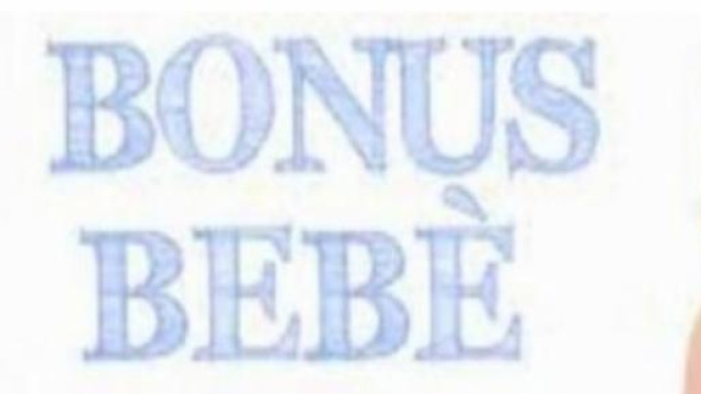 Bonus Beb&egrave;, 160 euro a famiglia