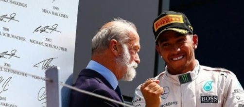 Lewis Hamilton took his fifth Grand Prix victory 