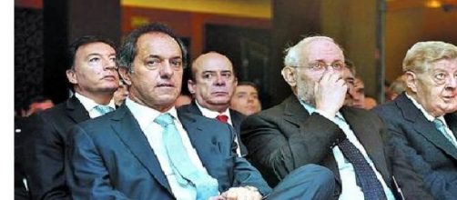 Scioli junto a Bein y Blejer
