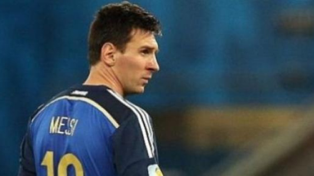 Messi triste per la sconfitta dell'Argentina