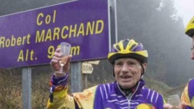 Robert Marchand sulla salita a lui dedicata