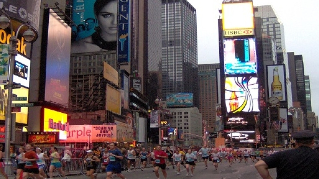 New York durante una maratona cittadina