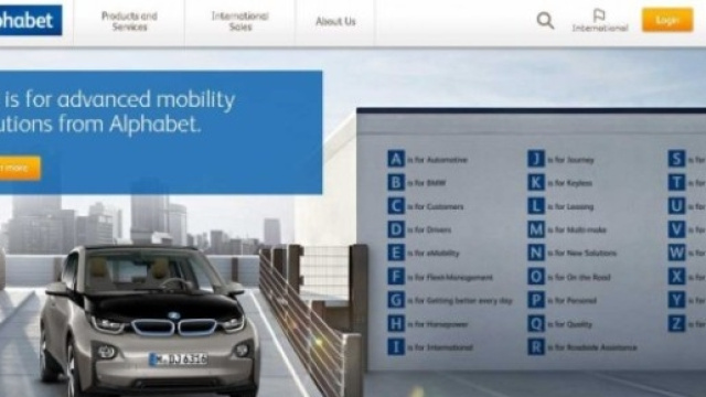 Alphabet.com &egrave; registrato da BMW