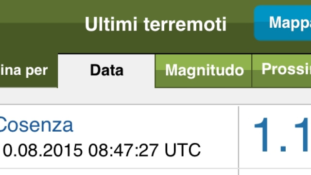 La App dell'Ingv per smartphone