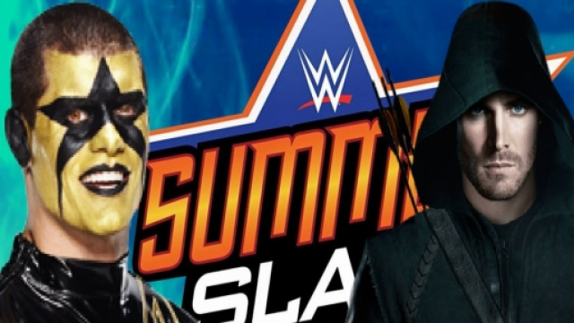 Stephen Amell sfider&agrave; Stardust e King Barrett