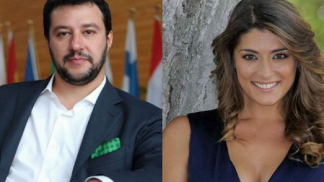 Matteo Salvini ed Elisa Isoardi