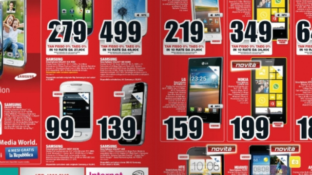 Uno dei volantini degli store Mediaworld