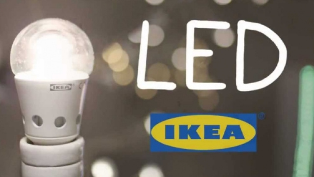 Ikea sostituisce tutte le sue lampadine con i LED