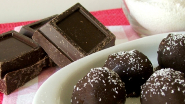 I mini dolcetti al cioccolato e rum