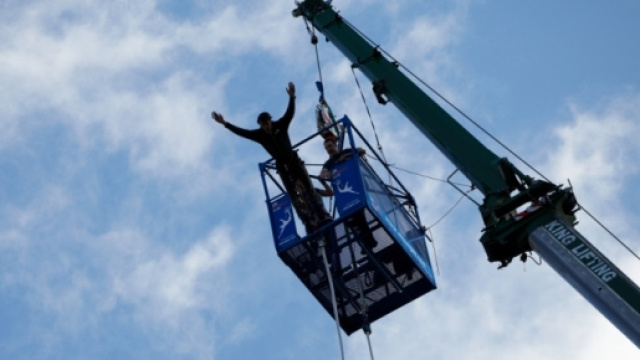 nonna bungee jumping grandma..