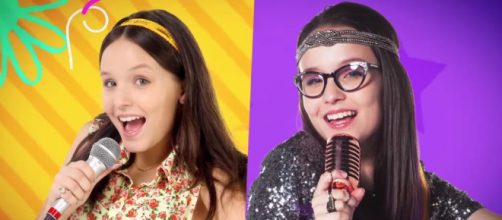 Larissa Manoela &eacute; as g&ecirc;meas Manoela e Isabela