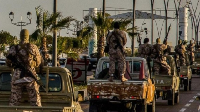 Forze militari jihadiste a Sirte, foto ABC.