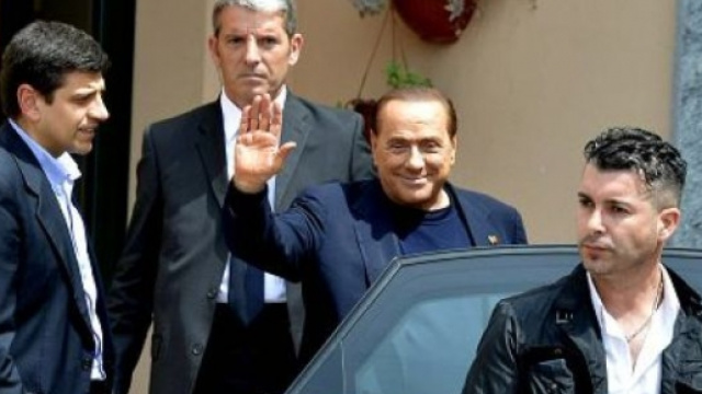 Silvio Berlusconi, presidente del Milan