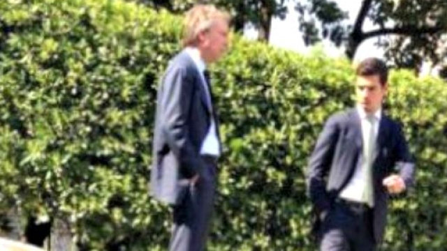 Enrico Preziosi insieme a suo figlio Fabrizio