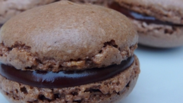 macarons al cioccolato(ottimi anche senza glutine)