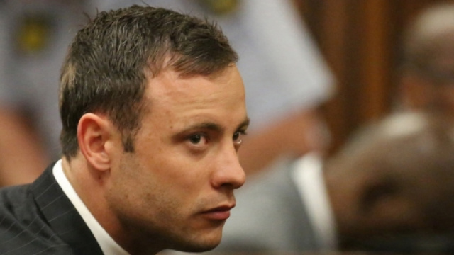 Oscar Pistorius fotografato in tribunale