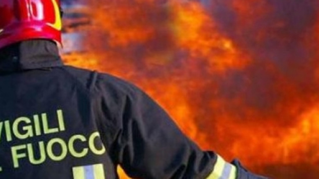 Vigili del Fuoco in azione a Numana