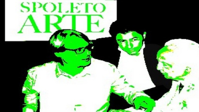 Sgarbi con Zichichi a Spoleto, Arte poesia visiva