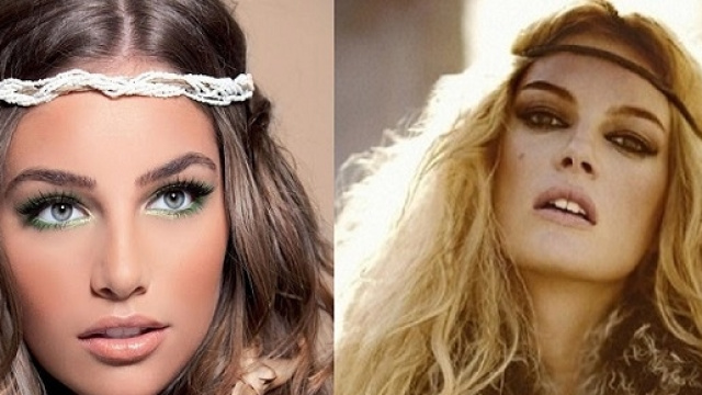 Tagli di capelli lunghi in stile hippie