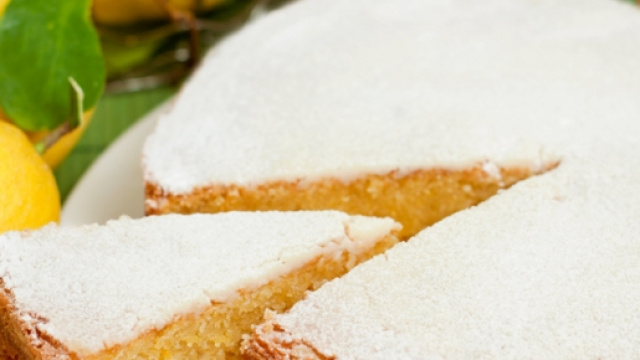 torta caprese al gusto di limone