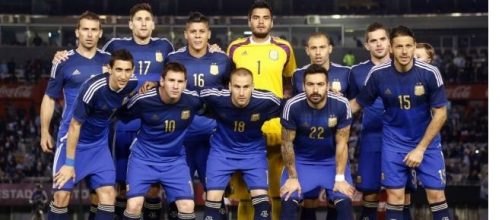 Selecci&oacute;n Argentina vestida de azul