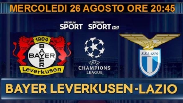 Diretta Tv e Streaming di Bayer Leverkusen-Lazio