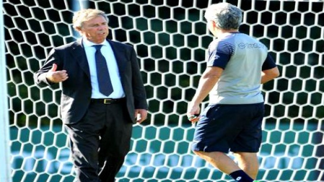 Preziosi e mister Gasperini a colloquio